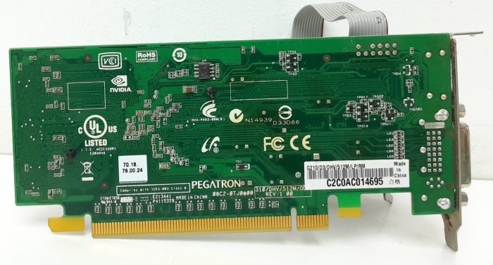 Nvidia Pegatron G210/D3/DHV/512M/LP/RM Graphics Card - Image 4