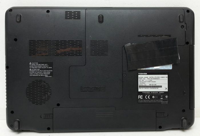 Toshiba Satellite Pro C660D-185 - AMD E-350 1.6GHz - 4GB Ram - 15.6" - 500GB HDD - Windows 10 Pro - Image 4