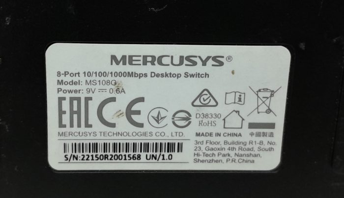 Mercusys MS108G 8-Port 10/100Mbps Desktop Switch - Image 3