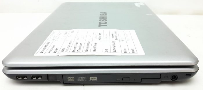 Toshiba Satellite Pro L450-17L - Celeron 900 2.2GHz - 2GB Ram - 15.6" - 250GB HDD - Windows 10 Home - Image 5