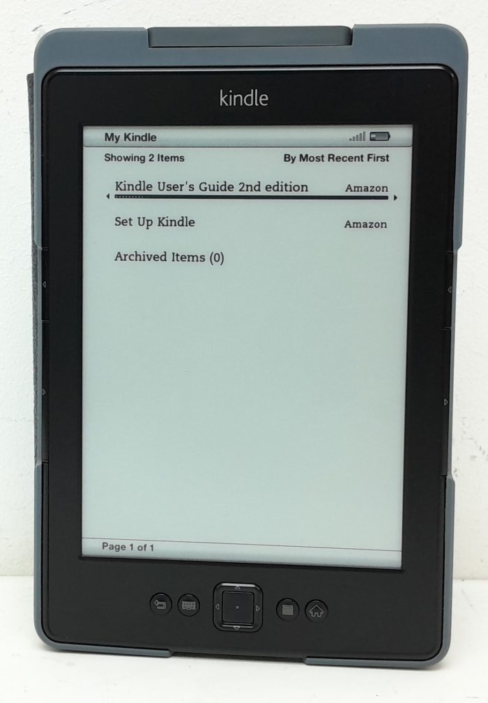 Amazon D01100 Kindle 4th Generation 6" eBook Reader Graphite - Image 2