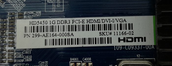 HD5450 1G DDR3 PCI-E HDMI/DVI-I/VGA Graphics Card - Image 3