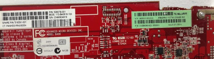 ATI FIREPRO V3700 ATI-102-B40806 256MB RH Graphics Card - Image 3