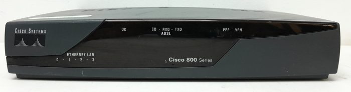 Cisco 800 Series CISCO857 V03 Ethernet LAN Router - Image 2