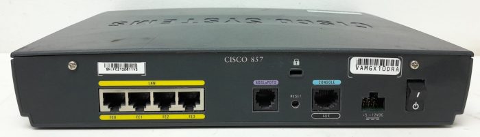 Cisco 800 Series CISCO857 V03 Ethernet LAN Router - Image 4