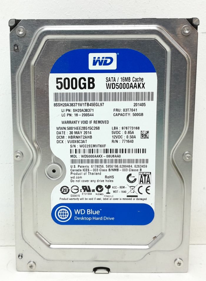 WD Blue	500GB Hard Drives - Image 2