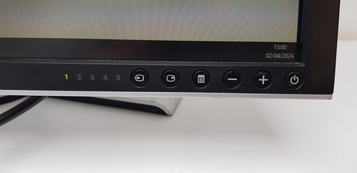 Dell 2407WFPb 24" VGA DVI-D LCD Monitor Screen Silver - Image 2