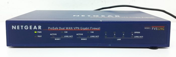 Netgear ProSafe FVS124G Dual WAN VPN Gigabit Firewall - Image 2