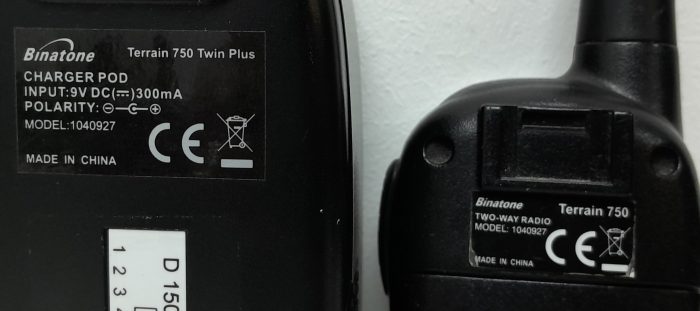 Binatone Terrain 750 1040927 Two Way Radio (Pair) Charger Pod - Image 3