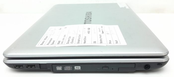 Toshiba Satellite Pro L450-13R - Celeron 900 2.2GHz - 2GB Ram - 15.6" - 250GB HDD - Windows 10 Home - Image 5