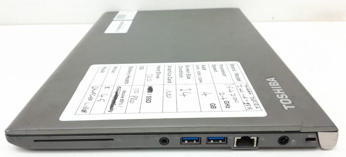 Toshiba Tecra Z40-A-18R i5-4210U 2.4GHz 4GB Ram 14" 120GB SSD Windows 10 Pro - Image 6