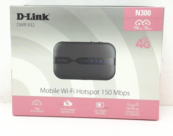 D-Link DWR-932 N300 Mobile Wi-Fi Hotspot 150 Mbps Router - Image 2