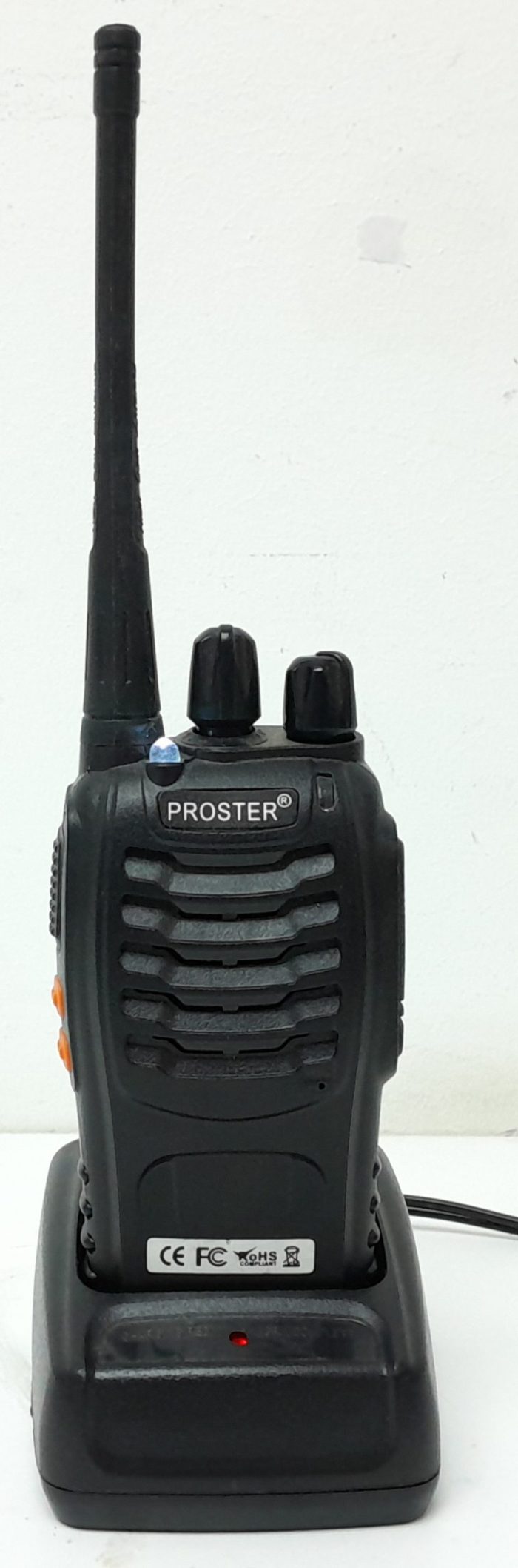 Proster PST-888S UHF FM Transmitter Two-Way Radio Walkie-Talkie with Dock - Image 2
