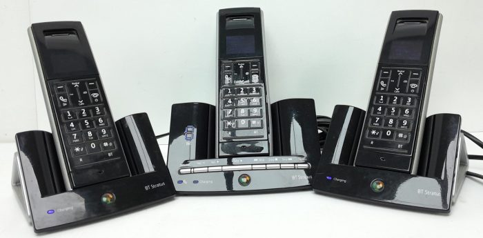 BT Stratus 1500 Trio 041393 Digital Cordless Telephone Answering Machine With Chargers & Handsets - Image 2