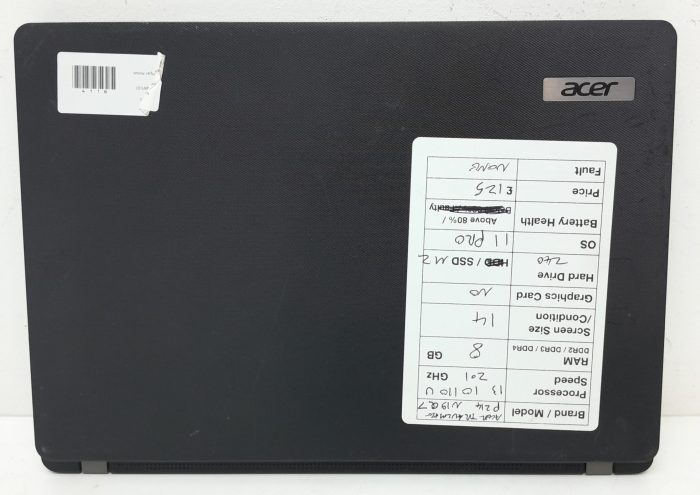 Acer TravelMate P214 Series N19Q7 - i3-10110U 2.1GHz - 8GB Ram - 14" - 240GB SSD M2 - Windows 11 Pro - Image 3