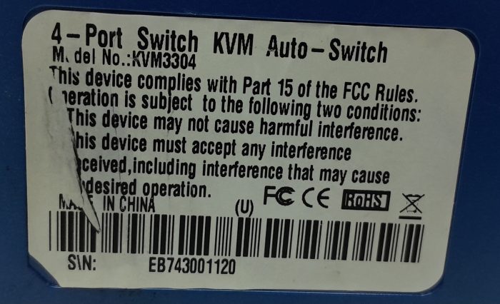 Zonet KVM3304 4-Port KVM Switch - Image 3