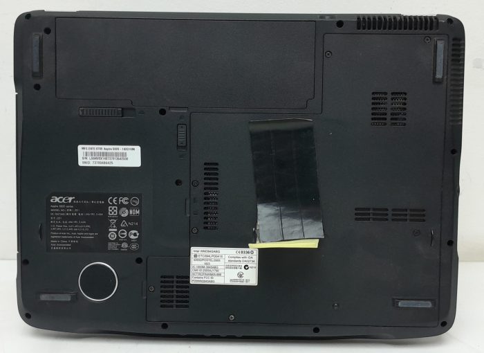 Acer Aspire 5920 Series ZD1 - Core 2 Duo T5250 1.5GHz - 2GB Ram - 15.4" - 160GB HDD - Windows 10 Home - Image 4