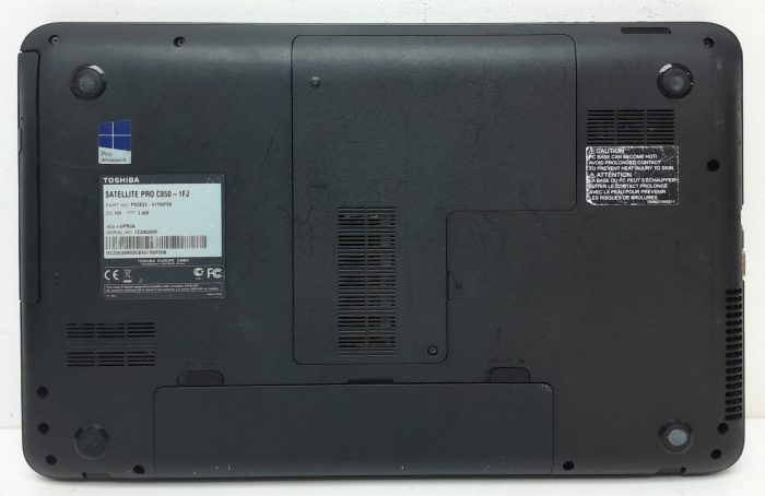 Toshiba Satellite Pro C850-1FJ - i3-2370 2.4GHz - 4GB Ram - 15.6" - 500GB HDD - Windows 10 Pro - Image 4