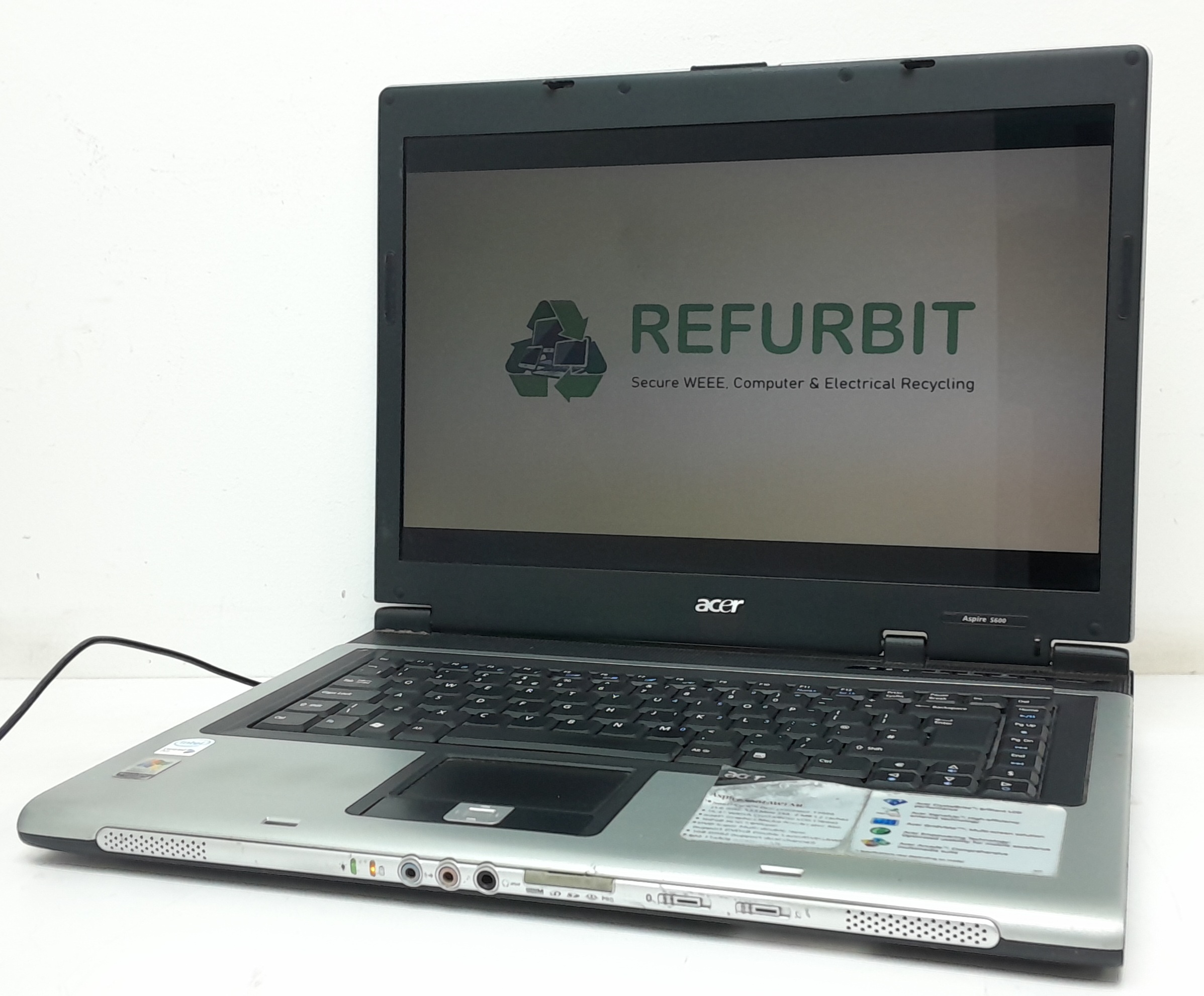 20240417_140509 Acer Aspire 5600 Series ZB2 - Celeron Duo T2050 1.6GHz - 1GB Ram - 15.4" - 100GB HDD - Windows 10 Home - Image 1