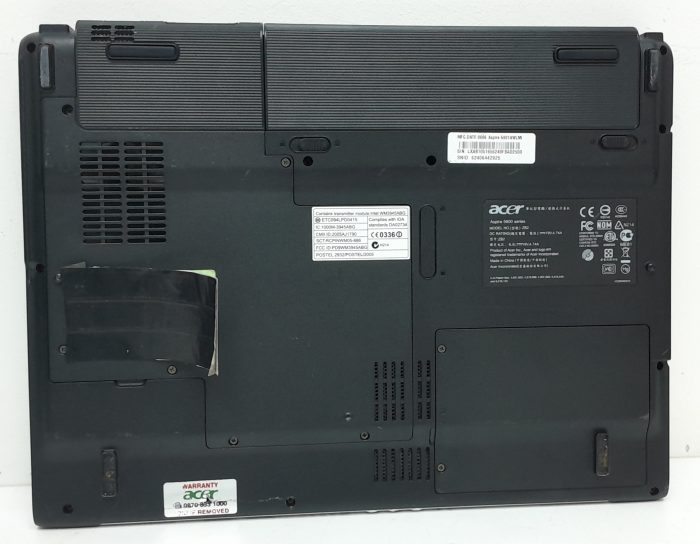 Acer Aspire 5600 Series ZB2 - Celeron Duo T2050 1.6GHz - 1GB Ram - 15.4" - 100GB HDD - Windows 10 Home - Image 4