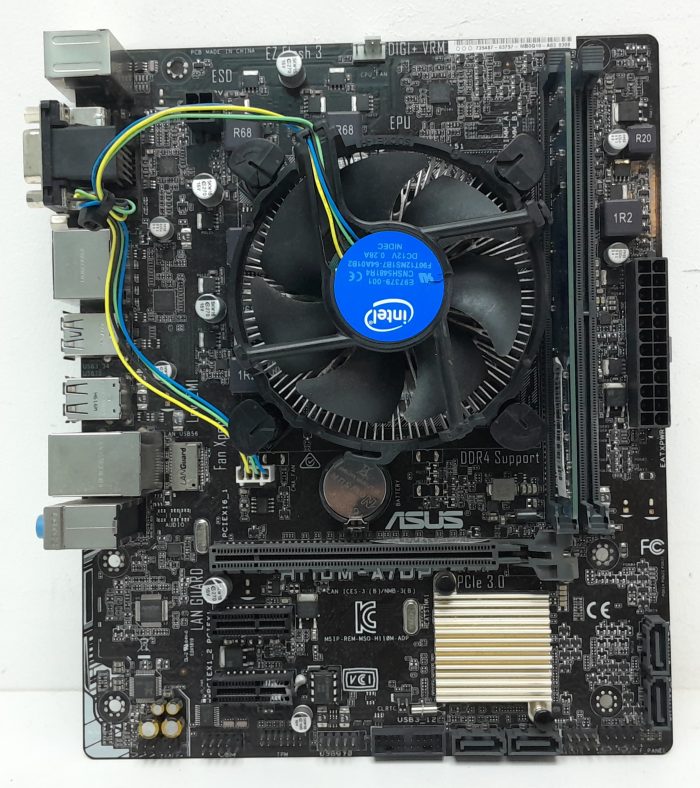 Asus H110M-A/DP - Intel Core i5-6400 2.70GHz - 4GB DDR4 Ram - Motherboard - Image 2