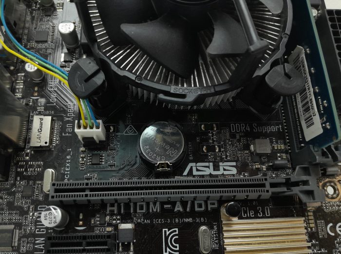 Asus H110M-A/DP - Intel Core i5-6400 2.70GHz - 4GB DDR4 Ram - Motherboard - Image 3
