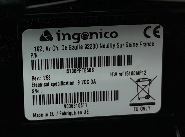 Ingenico 5100 Card Reader - Image 3