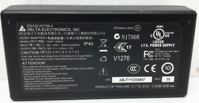 Delta Electronics TADP-19AB B AC/DC Adapter - Image 3