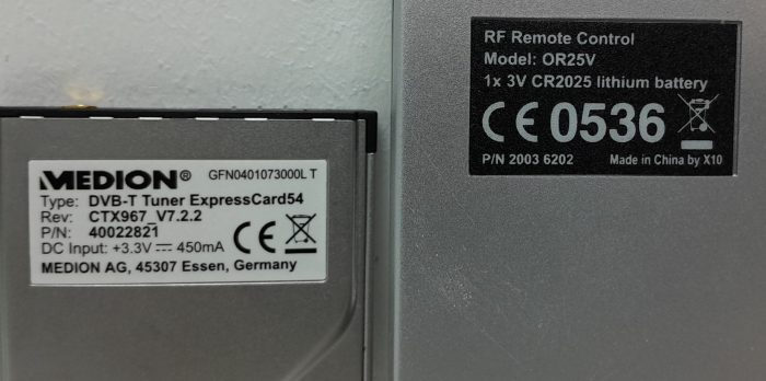 Medion CTX867_V7.2.2 DVB-T Tuner ExpressCard54 - Image 3