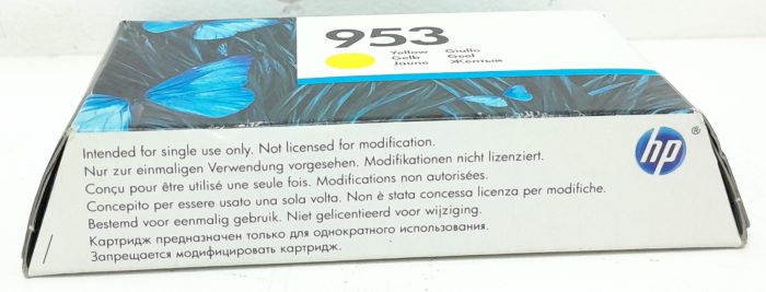 HP 953 F6U14AE BGX Yellow Ink Cartridge - EXP: May 2020 - Image 5