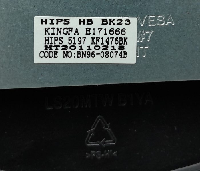 Samsung HIPS HB BK23 (BN96-08074B) Monitor Stand - Image 3