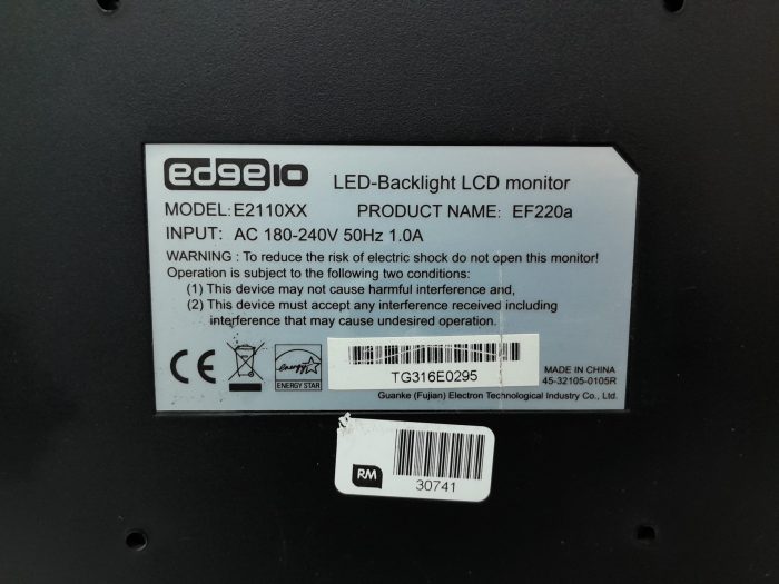 Edge10 E2110XX 21.5" DVI VGA LED-Backlight LCD Monitor - Image 3