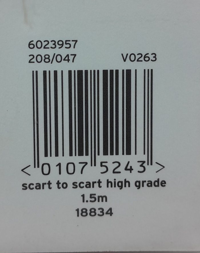 Red V0263 Scart to Scart High Grade 1.5m Cable - Image 3