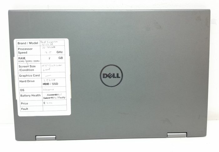 Dell Inspiron 15-5578 - i5-7200U 2.5GHz - 8GB RAM - 15.6" - 256GB SSD - Windows 11 Home - Image 3