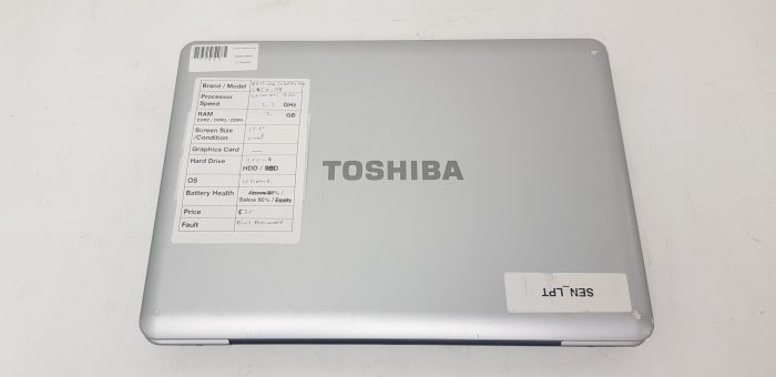 Toshiba Satellite Pro L450-13R - Celeron 900 2.2GHz - 2GB Ram - 15.6" - 250GB HDD - Windows 10 Home - Image 7