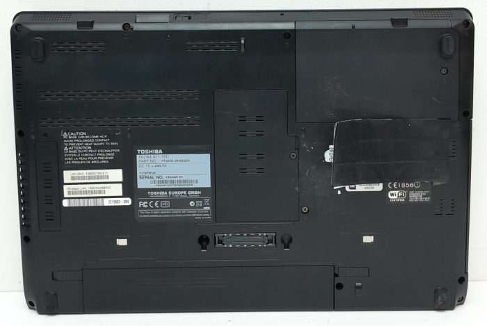 Toshiba Tecra A11-1ED - i3-M370 2.4GHz - 4GB Ram - 15.6" - 240GB HDD - Windows 10 Home - Image 4