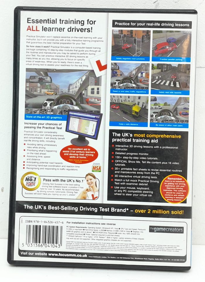 Focus FFB104/D 3D Driver Training Driving Test Practical Simulator - Image 4
