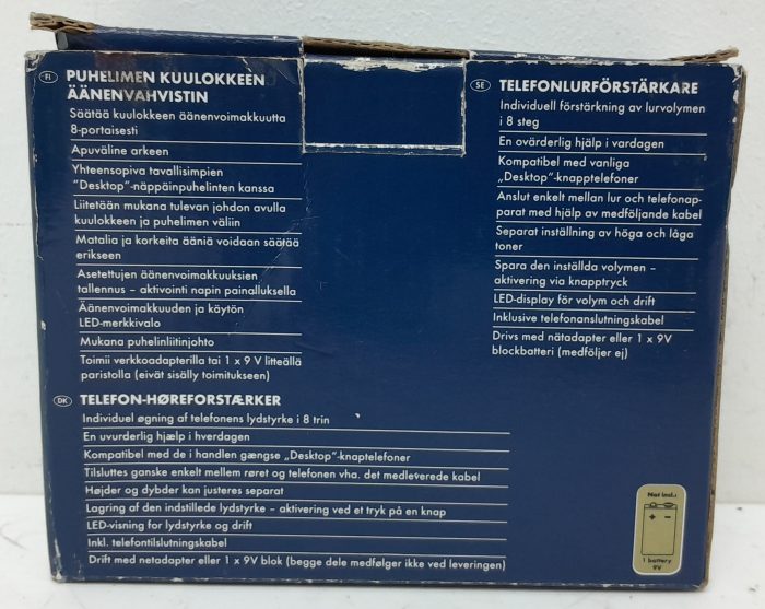 Tronic KH 5010 Telephone Amplifier - Image 3