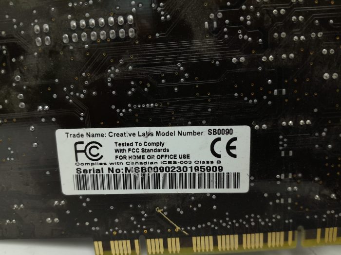 Creative	SoundBlaster Audigy SB0090 Audio Sound Card - Image 3