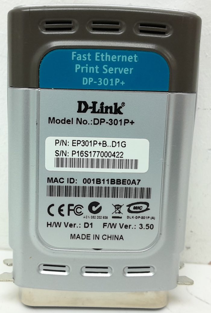 D-Link DP-301P+ Fast Ethernet Print Server - Image 3
