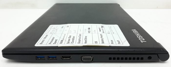 Toshiba Satellite Pro R50-B-12P - i3-4005U 1.7GHz - 4GB - 15.6" - 500GB HDD - Windows 10 Pro - Image 5