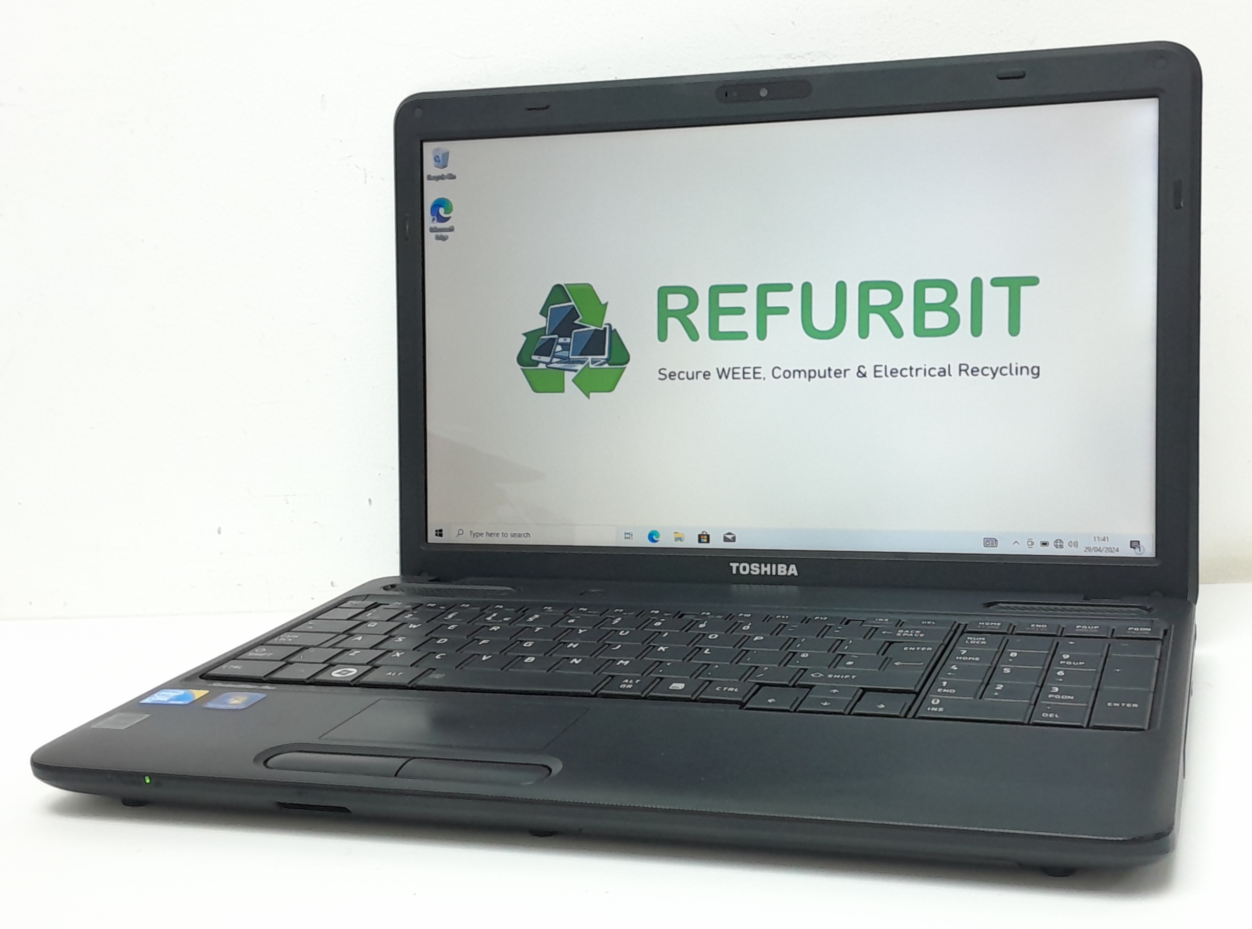 20240429_114158 Toshiba Satellite Pro C650-18U - Core 2 Duo T6570 2.1GHz - 4GB RAM - 15.6" - 500GB HDD - Windows 10 Pro - Image 1