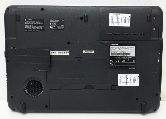 Toshiba Satellite Pro L450-17L - Celeron 900 2.2GHz - 2GB Ram - 15.6" - 250GB HDD - Windows 10 Home - Image 4