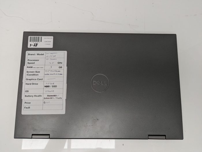 Dell Inspiron 15-5578 - i5-7200U 2.5GHz - 8GB RAM - 15.6" - 256GB SSD - Windows 11 Home - Image 3