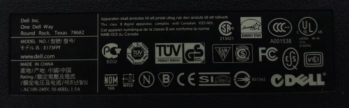Dell E173FPf 17" VGA Monitor - Image 3