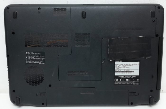 Toshiba Satellite Pro C660D-185 - AMD E-350 1.6GHz - 4GB Ram - 15.6" - 320GB HDD - Windows 10 Pro - Image 4