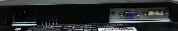 ViewSonic VG1930wm VS11419 19" DVI VGA LCD Monitor - Image 5