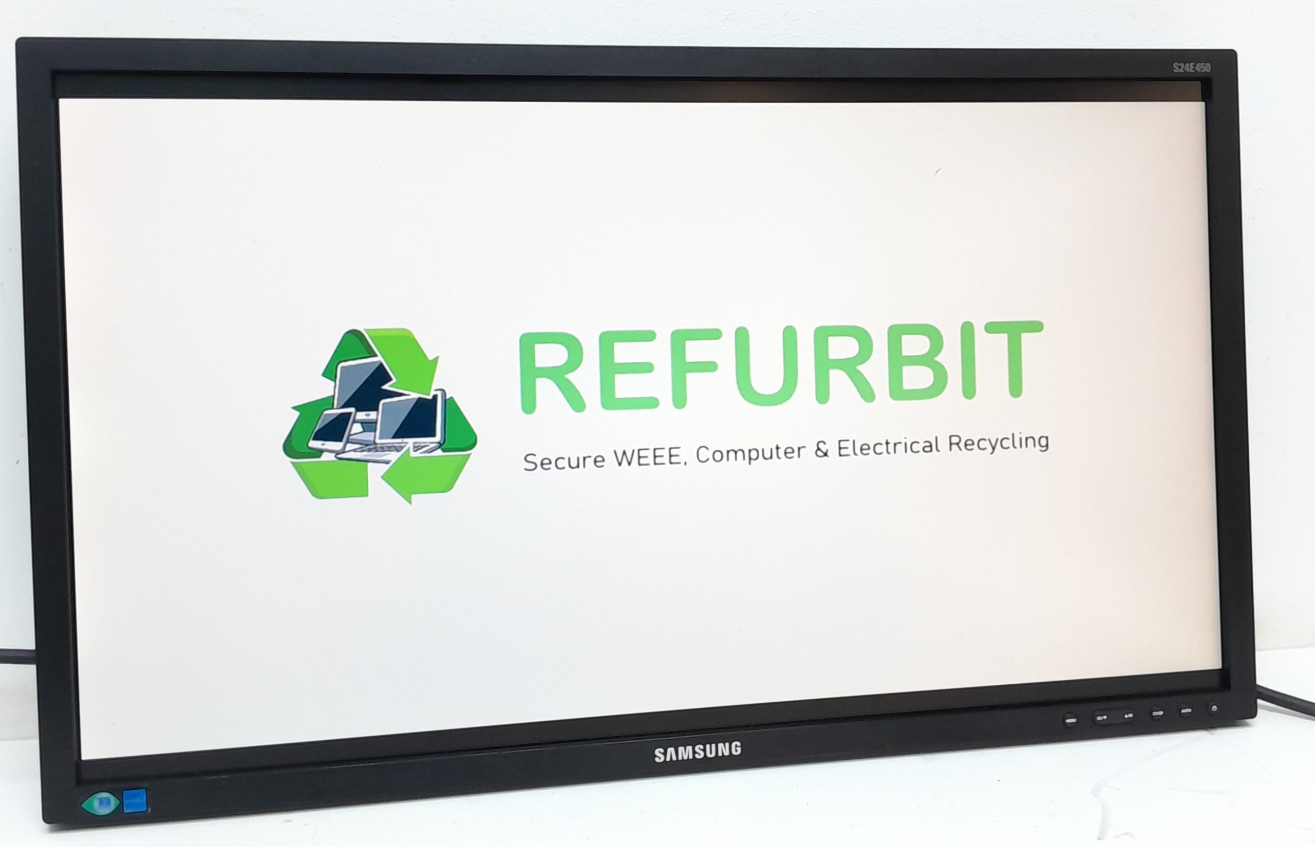 20240501_110658 Samsung S24E450B LS24E45KBSV/EN 24" DVI VGA LCD Monitor - Image 1