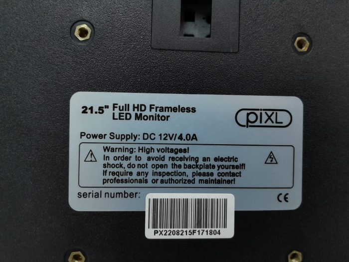 piXL PX2208215F171804 21.5" HDMI VGA Full HD Frameless LED Monitor - Image 3