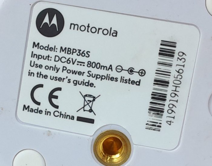Motorola MBP36S Baby Monitor Camera - Image 3
